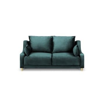 Canapea cu 2 locuri Mazzini Sofas Pansy, albastru petrol