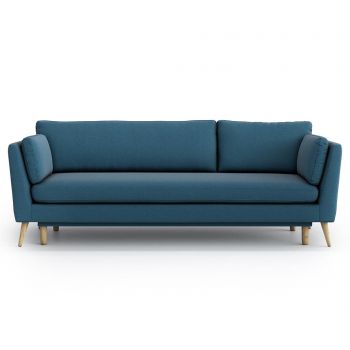 Canapea extensibila 3 locuri Optisofa, Jane Olaf Blue, albastru, 234x93x92 cm - Optisofa, Albastru