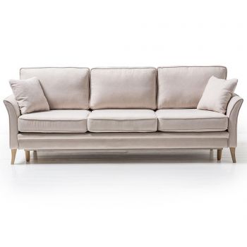Canapea extensibila 3 locuri Juliett Cosmic Cream - Optisofa, Crem Canapea extensibila 3 locuri Juliett Cosmic Cream - Optisofa, Crem