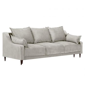 Canapea extensibila cu 3 locuri Freesia Beige - Mazzini Sofas, Crem