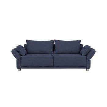 Canapea extensibilă cu 3 locuri Windsor & Co Sofas Casiopea, albastru închis