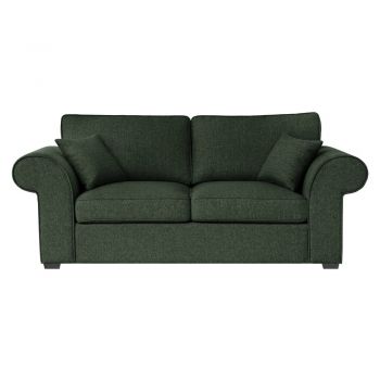 Canapea extensibilă Jalouse Maison Ivy, 200 cm, verde închis