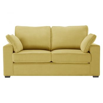 Canapea extensibilă Jalouse Maison Serena, galben