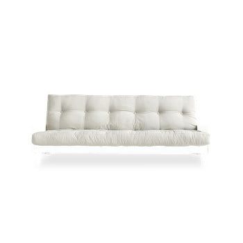 Canapea extensibilă Karup Design Indie White/Natural, bej