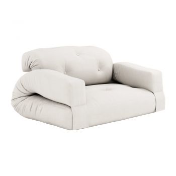 Canapea albă/bej 140 cm Hippo - Karup Design