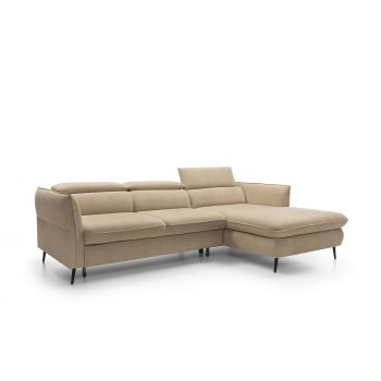 Coltar extensibil cu lada de depozitare, cu sezlong pe dreapta Mango Crem, l260xA176xH75 cm Coltar extensibil cu lada de depozitare, cu sezlong pe dreapta Mango Crem, l260xA176xH75 cm