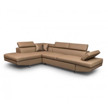 Coltar extensibil stanga Kult, Rio Tyren Beige, bej, 297x206x79 cm - Kult, Crem