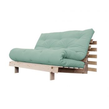 Sofa extensibila Roots Wide Natural and Peppermint - Karup Design, Verde