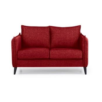 Canapea cu 2 locuri Scandic Leo, roșu