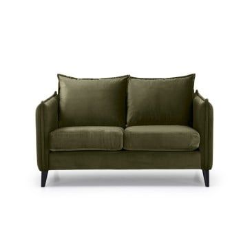 Canapea cu 2 locuri Softnord Leo, verde khaki