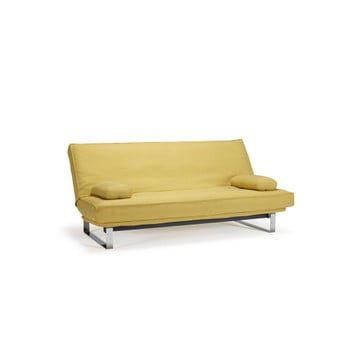 Canapea extensibilă cu husă detașabilă Innovation Minimum Soft Mustard Yellow, galben