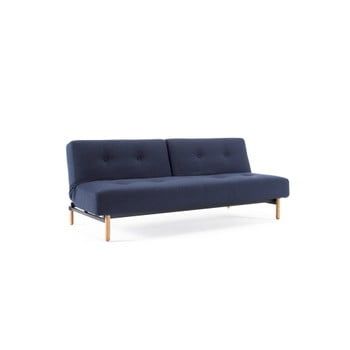 Canapea extensibilă Innovation Ample Sofa Bed Mixed Dance Blue, 115 x 210 cm, albastru închis