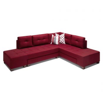 Coltar extensibil dreapta Manama Red - Balcab Home, Rosu