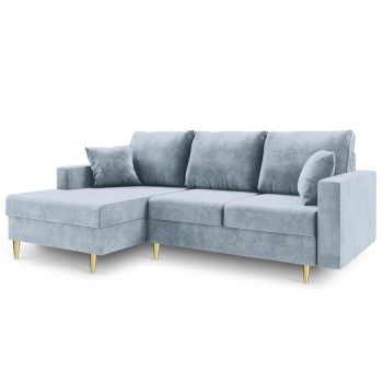 Coltar extensibil stanga Muguet Light Blue - Mazzini Sofas, Albastru la reducere Coltar extensibil stanga Muguet Light Blue - Mazzini Sofas, Albastru la reducere