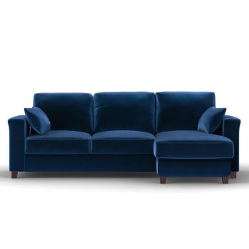 Coltar reversibil si extensibil Relax Royal Blue - Kooko Home, Albastru