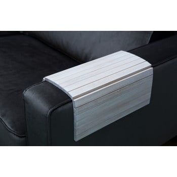 Cotieră flexibilă pentru canapea WOOOD Armrest, bej