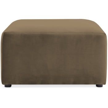Suport pentru picioare Vivonita Velvet Cube, maro - gri Suport pentru picioare Vivonita Velvet Cube, maro - gri