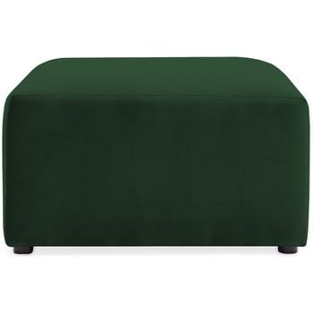 Suport pentru picioare Vivonita Velvet Cube, verde smarald