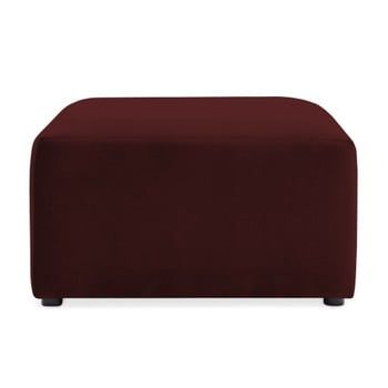 Suport pentru picioare Vivonita Velvet Cube, vișiniu Suport pentru picioare Vivonita Velvet Cube, vișiniu