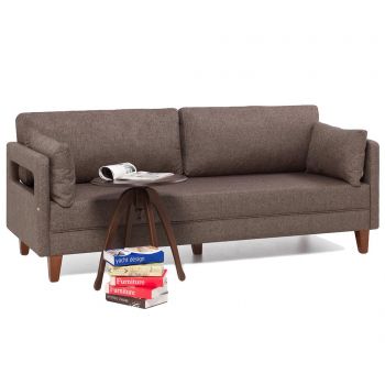 Canapea 3 locuri Comfort Brown - Balcab Home, Maro