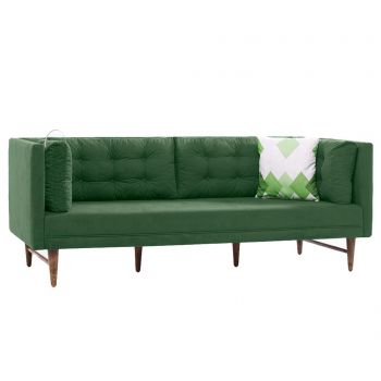 Canapea 3 locuri Balcab Home, Point Green, 200x80x75 cm - Balcab Home, Verde