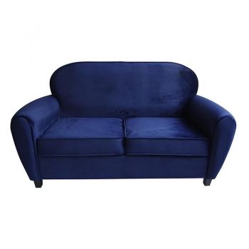 Canapea bleumarin cu 2 locuri Charles
