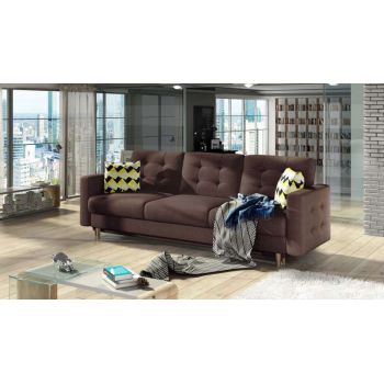 Canapea extensibilă Asgard Red, 86x95x235 cm, spuma/ lemn/ poliester, rosu Canapea extensibilă Asgard Red, 86x95x235 cm, spuma/ lemn/ poliester, rosu