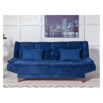 Canapea extensibila cu 3 locuri Dark Blue ieftina Canapea extensibila cu 3 locuri Dark Blue ieftina