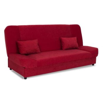 Canapea extensibilă de 3 locuri Tiko Red Canapea extensibilă de 3 locuri Tiko Red
