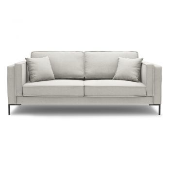 Canapea Milo Casa Attilio, bej, 160 cm