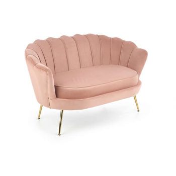 Canapea roz tapițată Brenna