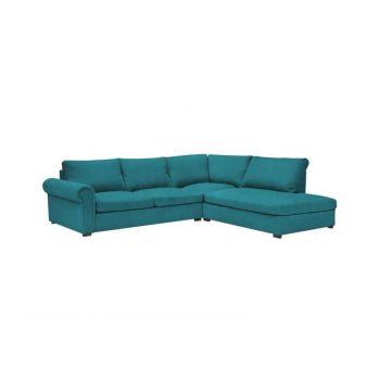 Colțar dreapta Hermes, 5 locuri, turcoaz, 312x250x85 cm Colțar dreapta Hermes, 5 locuri, turcoaz, 312x250x85 cm