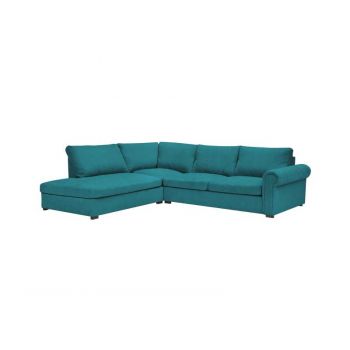 Colțar stânga Hermes, 5 locuri, turcoaz, 312x250x85 cm Colțar stânga Hermes, 5 locuri, turcoaz, 312x250x85 cm