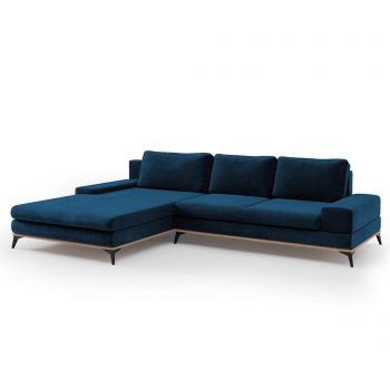 Coltar extensibil stanga Astre Royal Blue - Windsor & Co, Albastru