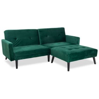 Set canapea și taburet Dream Green