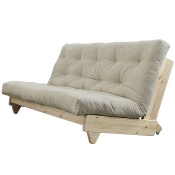 Sofa extensibila Fresh Natural & Linen Half 140x200 cm - Karup Design, Crem