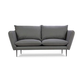 Canapea cu 2 locuri Mazzini Sofas Verveine, lungime 175 cm, gri