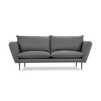 Canapea cu 4 locuri Mazzini Sofas Verveine, lungime 225 cm, gri