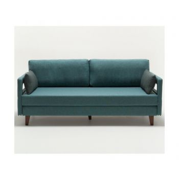 Canapea extensibila cu 3 locuri Comfort Elite Turquoise - Balcab Home