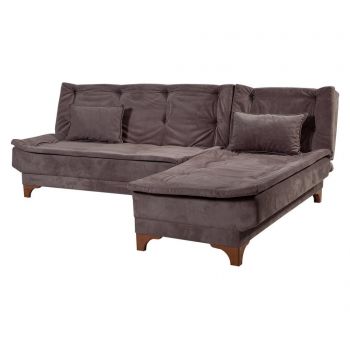 Coltar extensibil dreapta Anthracite - Unique Design, Gri & Argintiu