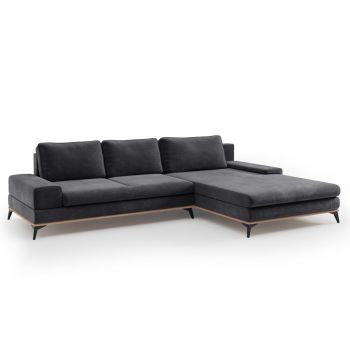 Coltar extensibil dreapta Astre Dark Grey - Windsor & Co, Gri & Argintiu Coltar extensibil dreapta Astre Dark Grey - Windsor & Co, Gri & Argintiu