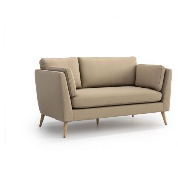 Canapea 2 locuri Optisofa, Jane Olaf Sandy, 162x88x92 cm - Optisofa, Crem