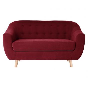 Canapea 2 locuri Vicky Glamour Red - Jalouse Maison, Rosu la reducere Canapea 2 locuri Vicky Glamour Red - Jalouse Maison, Rosu la reducere