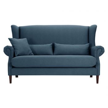 Canapea 3 locuri Alpaga Blue - Rodier Interieurs, Albastru
