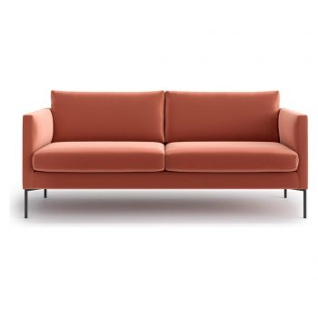 Canapea 3 locuri Optisofa, Svea Salmon, somon, 191x94x87 cm - Optisofa, Roz