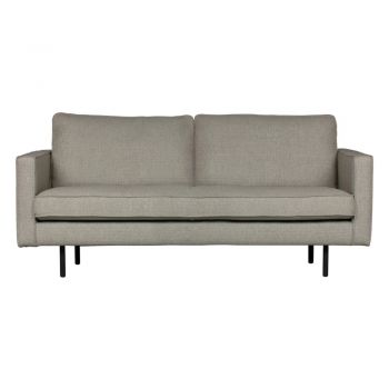 Canapea BePureHome Rodeo, 190 cm, gri deschis