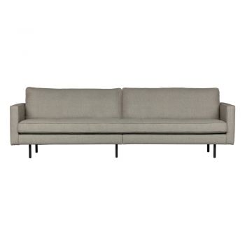 Canapea BePureHome Rodeo, 277 cm, gri deschis