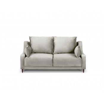 Canapea cu 2 locuri Freesia Beige - Mazzini Sofas, Gri & Argintiu la reducere Canapea cu 2 locuri Freesia Beige - Mazzini Sofas, Gri & Argintiu la reducere