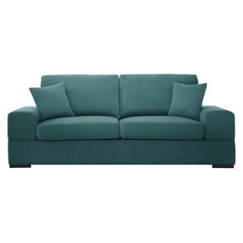 Canapea extensibila 3 locuri Dasha Light Blue - Jalouse Maison, Albastru Canapea extensibila 3 locuri Dasha Light Blue - Jalouse Maison, Albastru