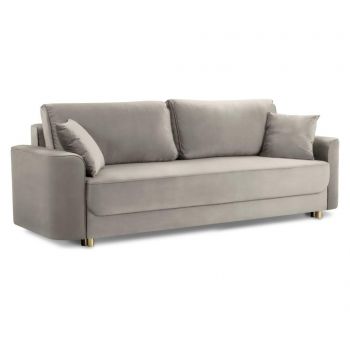 Canapea extensibila 3 locuri Madras Light Beige - COSMOPOLITAN Design, Crem